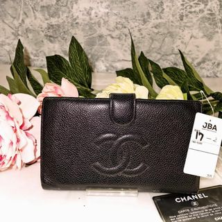 シャネル(CHANEL)の★美品★　CHANEL　キャビア柄　がま口財布(財布)