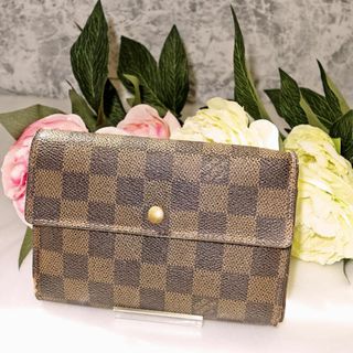 ルイヴィトン(LOUIS VUITTON)の★ルイヴィトン　ダミエ　三つ折り財布★(財布)