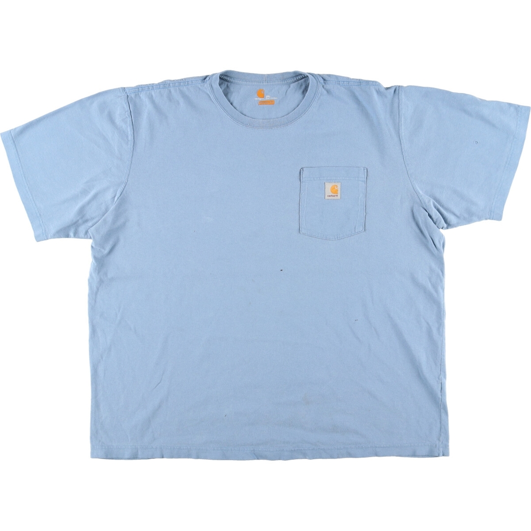 carhartt(カーハート)の古着 カーハート Carhartt ORIGINAL FIT 半袖 ワンポイントロゴポケットTシャツ メンズXXL /eaa430525 メンズのトップス(Tシャツ/カットソー(半袖/袖なし))の商品写真