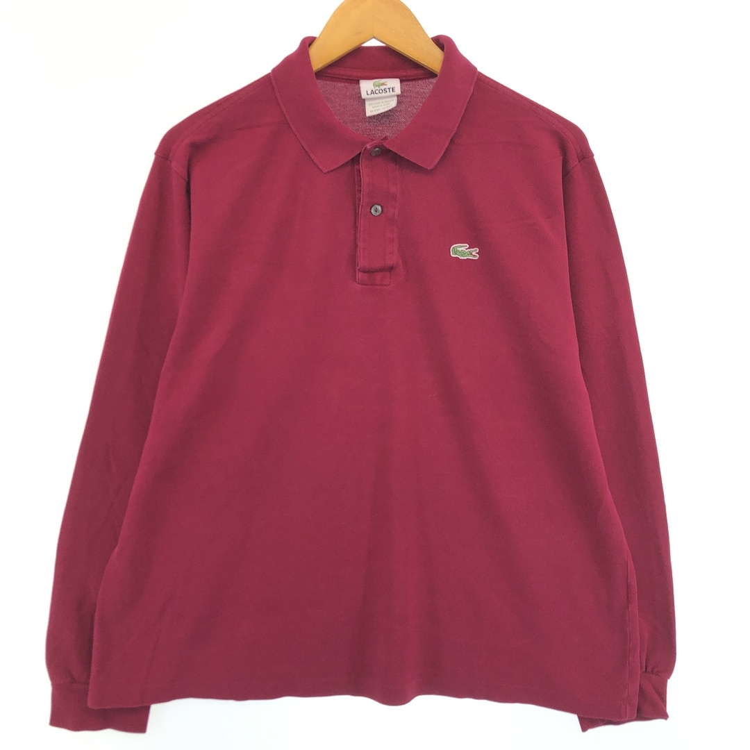 LACOSTE(ラコステ)の古着 ラコステ LACOSTE フランス企画 長袖 ポロシャツ 6 メンズXL /eaa430569 メンズのトップス(ポロシャツ)の商品写真