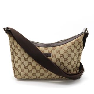 グッチ(Gucci)のグッチ GGキャンバス ショルダーバッグ 斜め掛け レザー （12390738）(ショルダーバッグ)