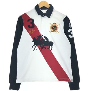 ラルフローレン(Ralph Lauren)の古着 ラルフローレン Ralph Lauren 長袖 ラガーシャツ レディースL /eaa431766(シャツ/ブラウス(長袖/七分))