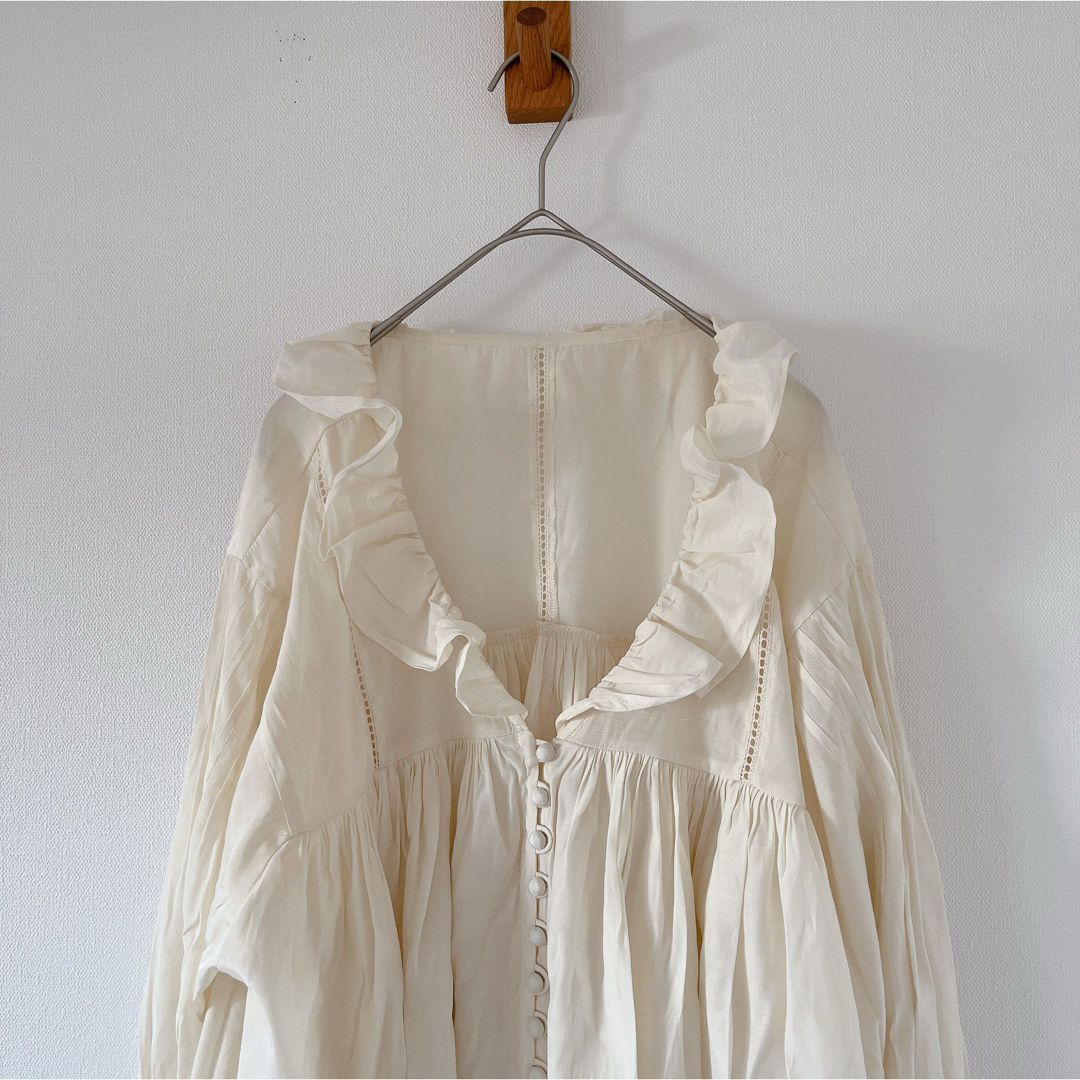 Ameri VINTAGE(アメリヴィンテージ)の美品！【AMERI】NEGLIGEE LOOSE BLOUSE ブラウス レディースのトップス(シャツ/ブラウス(長袖/七分))の商品写真