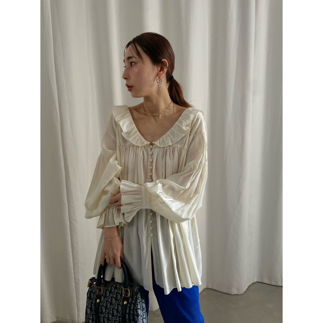 Ameri VINTAGE(アメリヴィンテージ)の美品！【AMERI】NEGLIGEE LOOSE BLOUSE ブラウス レディースのトップス(シャツ/ブラウス(長袖/七分))の商品写真