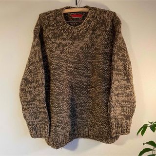 【美品】over size wool knit 90s