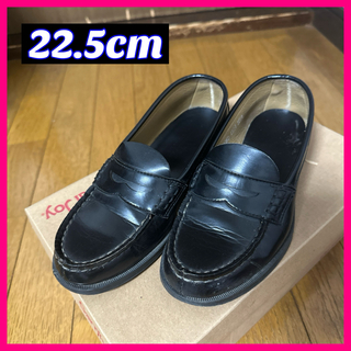 ハルタ(HARUTA)のハルタ 黒 ローファー 22.5cm(ローファー/革靴)