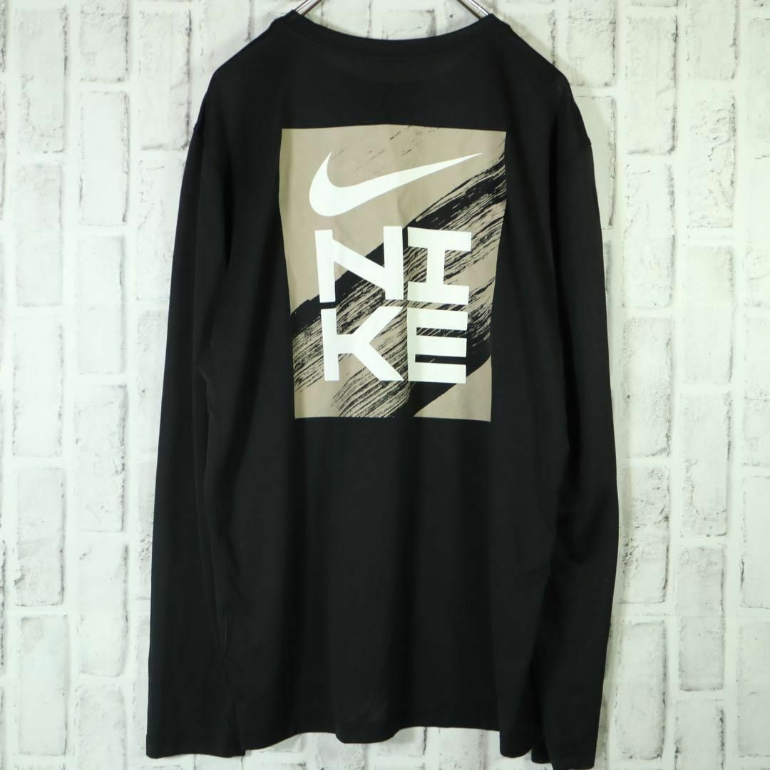 NIKE(ナイキ)の【こなれコーデ】NIKE ロンT スポーツウェア デカロゴ スウォッシュ XL メンズのトップス(Tシャツ/カットソー(七分/長袖))の商品写真