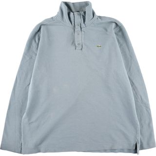 ラコステ(LACOSTE)の古着 ラコステ LACOSTE フランス企画 ハイネック ロングTシャツ ロンT 6 メンズL /eaa435164(Tシャツ/カットソー(半袖/袖なし))