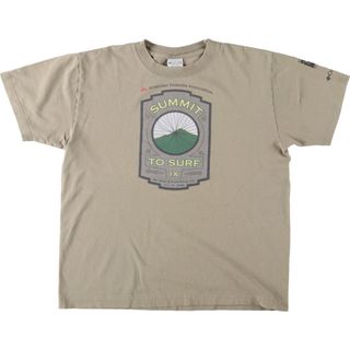 コロンビア(Columbia)の古着 00年代 コロンビア Columbia 半袖 プリントTシャツ メンズM /eaa435176(Tシャツ/カットソー(半袖/袖なし))