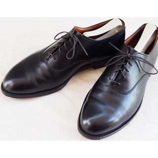 Alden 932 Black Plain Toe Balmoral