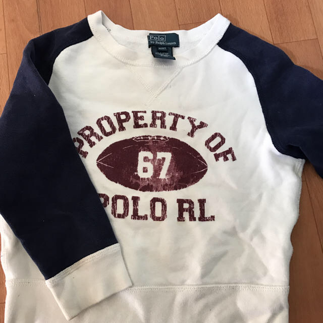 Ralph Lauren(ラルフローレン)のラルフローレン トレーナー 100 キッズ/ベビー/マタニティのキッズ服男の子用(90cm~)(Tシャツ/カットソー)の商品写真