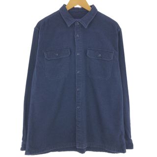 patagonia - 古着 パタゴニア Patagonia 長袖 シャモアクロスシャツ メンズL /eaa436344