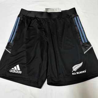 アディダス(adidas)の新品　5L アディダス　オールブラックス プライムブルー ラグビー パンツ(Tシャツ/カットソー(半袖/袖なし))