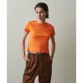 【ORANGE】<Steven Alan>PETIT COTTON TEE SH