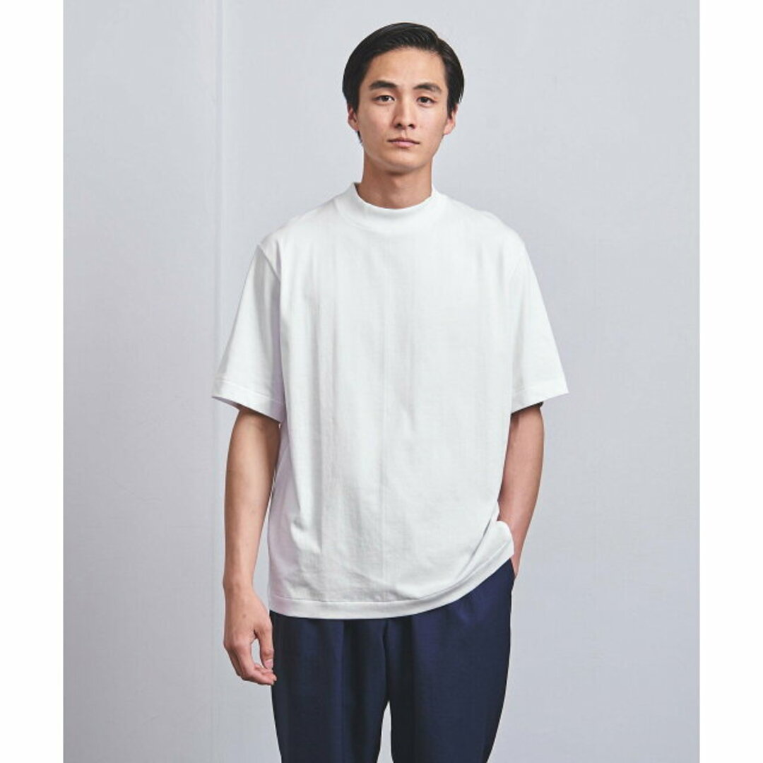 UNITED ARROWS(ユナイテッドアローズ)の【WHITE】【XL】サイドシームレス モックネック Tシャツ その他のその他(その他)の商品写真