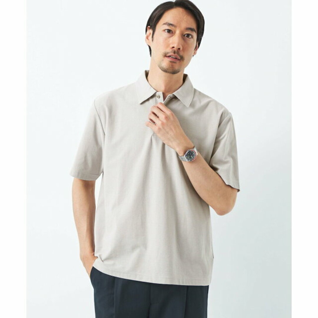 UNITED ARROWS green label relaxing(ユナイテッドアローズグリーンレーベルリラクシング)の【LT.GRAY】<gim>アムンゼン ポロシャツ メンズのトップス(ポロシャツ)の商品写真