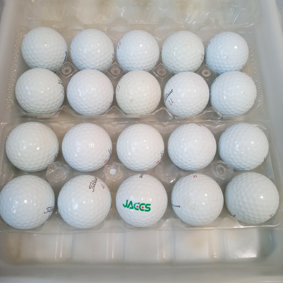 Titleist(タイトリスト)のロストボール② PROV1X 2021 20球 スポーツ/アウトドアのゴルフ(その他)の商品写真