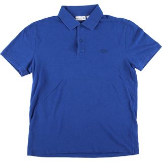 ラコステ(LACOSTE)の古着 ラコステ LACOSTE SLIM FIT 半袖 ポロシャツ メンズXL /eaa435964(ポロシャツ)