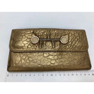 ブルガリ(BVLGARI)のBVLGARI 長財布 レザー ゴールド ブルガリ(財布)