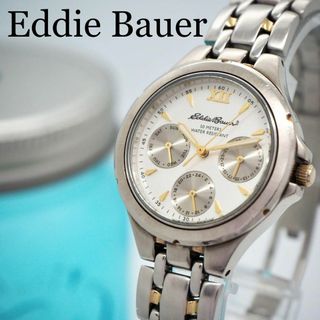 エディーバウアー(Eddie Bauer)の14 エディーバウアー レディース腕時計 トリプルカレンダー シルバー ゴールド(腕時計)