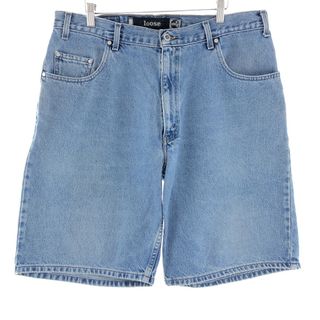 リーバイス(Levi's)の古着 00年代 リーバイス Levi's SILVER TAB シルバータブ LOOSE ルーズ デニムショーツ ハーフパンツ メンズw37 /eaa382457(ショートパンツ)