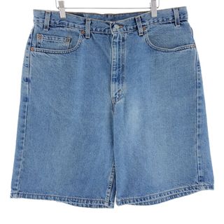 リーバイス(Levi's)の古着 00年代 リーバイス Levi's 550 RELAXED FIT デニムショーツ ハーフパンツ USA製 メンズw37 /eaa382475(ショートパンツ)