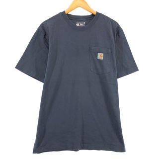 カーハート(carhartt)の古着 カーハート Carhartt ORIGINAL FIT 半袖 ワンポイントロゴポケットTシャツ メンズM /eaa413856(Tシャツ/カットソー(半袖/袖なし))