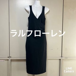 ラルフローレン(Ralph Lauren)のラルフローレン　カシミヤカシュクールロングワンピース　定価61950円タグ付き(ロングワンピース/マキシワンピース)