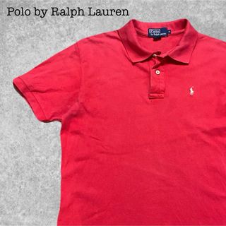 ポロラルフローレン(POLO RALPH LAUREN)のA-230★ポロ ラルフローレン ★レッド赤色 ポニーロゴ刺繍 ポロシャツ(ポロシャツ)