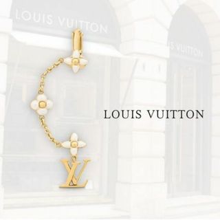 ルイヴィトン(LOUIS VUITTON)の美品 ヴィトン ピアス イヤーカフ M01026 LV フローラグラム 片耳用(ピアス)