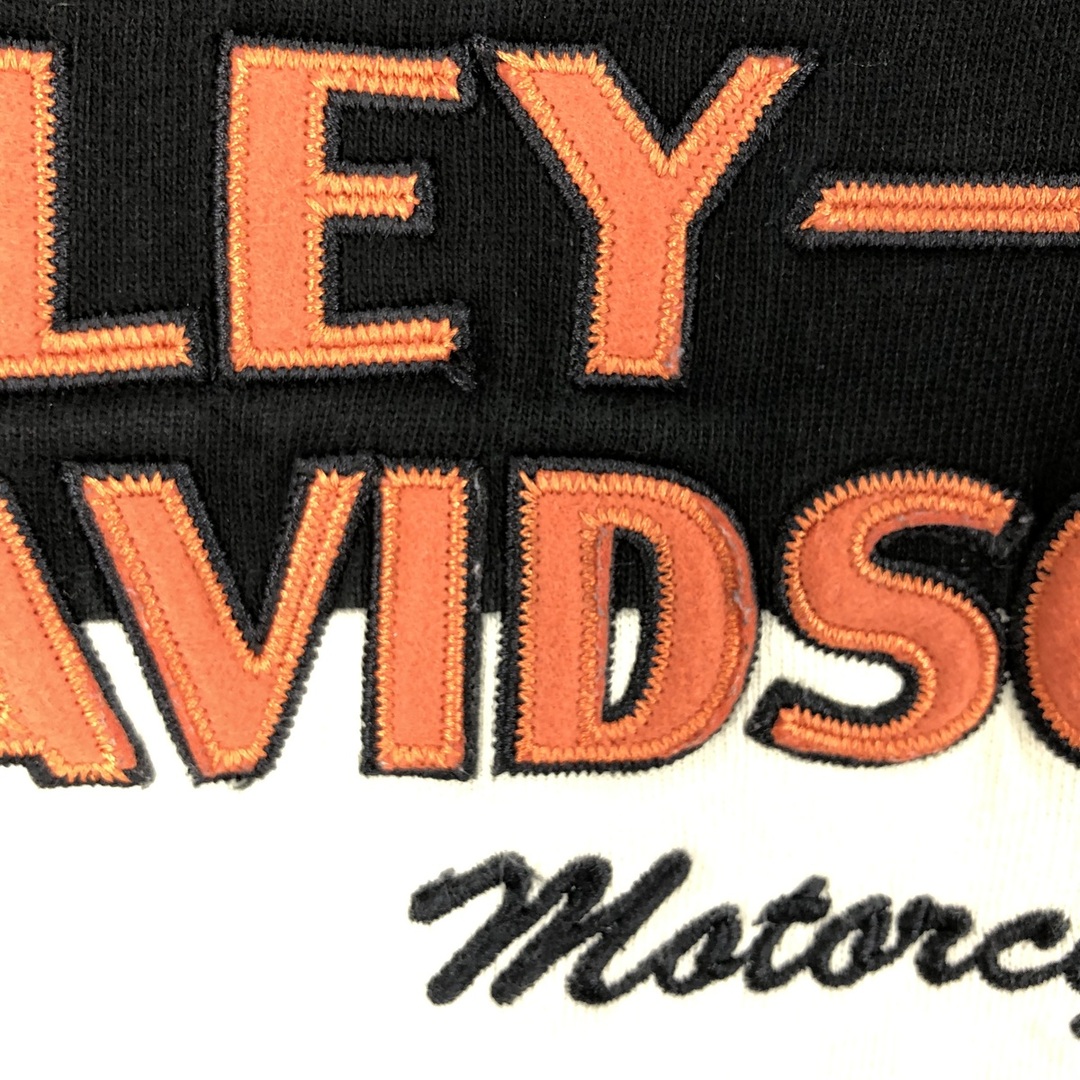 Harley Davidson(ハーレーダビッドソン)の古着 ハーレーダビッドソン Harley-Davidson Vネック アドバタイジング スウェットシャツ トレーナー メンズXL  /eaa369060 メンズのトップス(スウェット)の商品写真