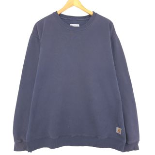 カーハート(carhartt)の古着 カーハート Carhartt ワンポイントロゴスウェットシャツ トレーナー メンズXL /eaa369061(スウェット)