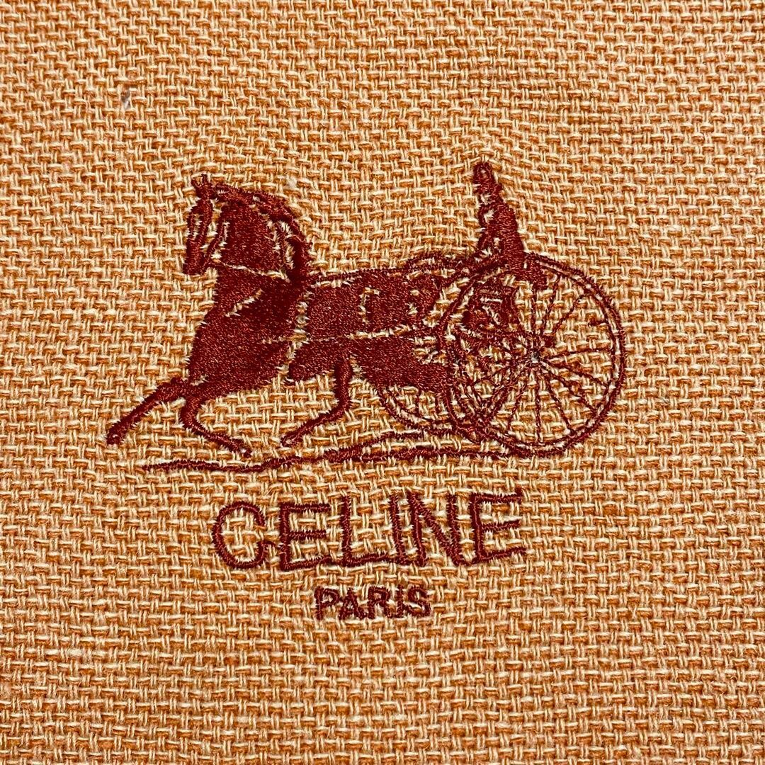 celine(セリーヌ)の◎★CELINE★ ひざ掛け ブランケット 馬車 無地 ウール サーモンピンク レディースのファッション小物(マフラー/ショール)の商品写真