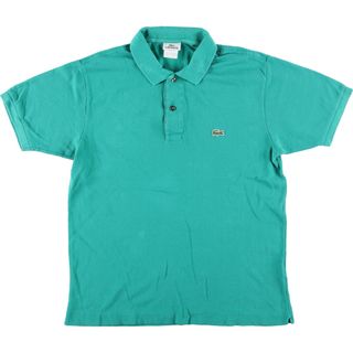 ラコステ(LACOSTE)の古着 ラコステ LACOSTE フランス企画 半袖 ポロシャツ 5 メンズL /eaa438671(ポロシャツ)