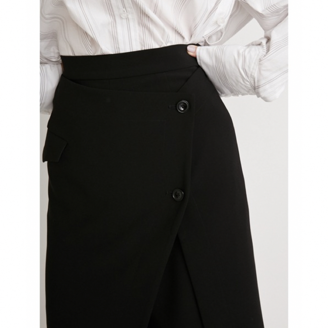 SNIDEL(スナイデル)のSNIDEL 2WAYラップスカショ 0サイズ レディースのスカート(ロングスカート)の商品写真
