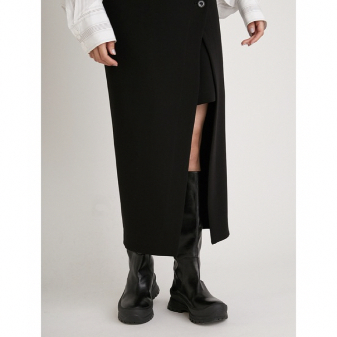 SNIDEL(スナイデル)のSNIDEL 2WAYラップスカショ 0サイズ レディースのスカート(ロングスカート)の商品写真