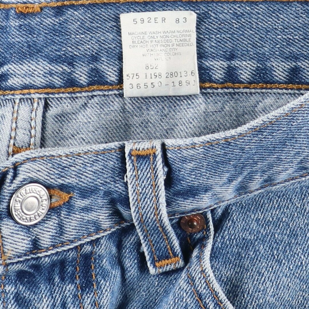 Levi's(リーバイス)の古着 90年代 リーバイス Levi's 550 RELAXED FIT デニムショーツ ハーフパンツ USA製 メンズw32 ヴィンテージ /eaa382470 メンズのパンツ(ショートパンツ)の商品写真