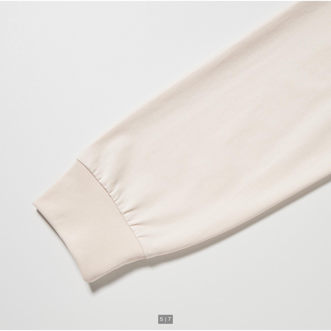 UNIQLO(ユニクロ)の【新品・未使用】ユニクロ エアリズムコットンUVカットクルーネックT ブルー M メンズのトップス(Tシャツ/カットソー(七分/長袖))の商品写真