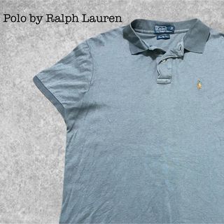 ポロラルフローレン(POLO RALPH LAUREN)のA231★ポロ ラルフローレン★グレー灰色 ポニー刺繍 スムース生地 ポロシャツ(ポロシャツ)