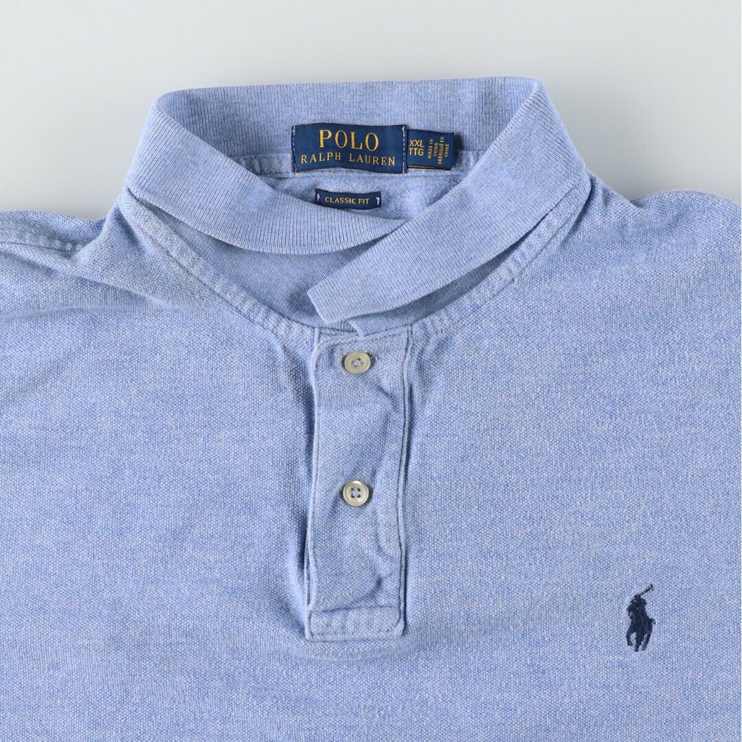 Ralph Lauren(ラルフローレン)の古着 ラルフローレン POLO RALPH LAUREN CLASSIC FIT 半袖 ポロシャツ メンズXXL /eaa438664 メンズのトップス(ポロシャツ)の商品写真