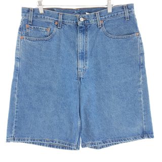 リーバイス(Levi's)の古着 00年代 リーバイス Levi's 550 RELAXED FIT デニムショーツ ハーフパンツ メンズw36 /eaa382428(ショートパンツ)