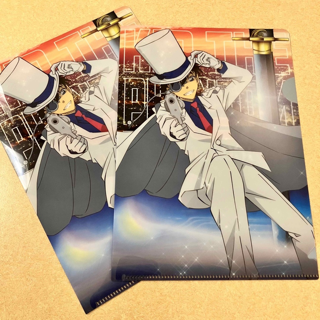 名探偵コナン　セブンイレブン コラボ　クリアファイル　怪盗キッド　2枚セット エンタメ/ホビーのアニメグッズ(クリアファイル)の商品写真