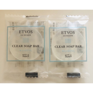 エトヴォス(ETVOS)のエトヴォス　クリアソープバー  透明枠練り石鹸　5g  2点(洗顔料)