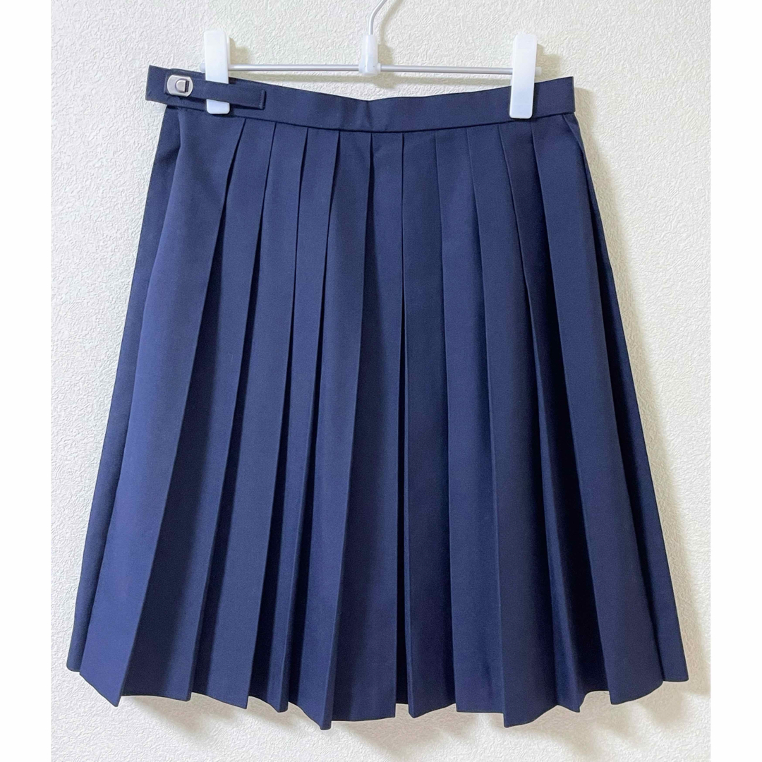 制服　冬服　プリーツスカート　紺　大きいサイズ エンタメ/ホビーのコスプレ(衣装)の商品写真
