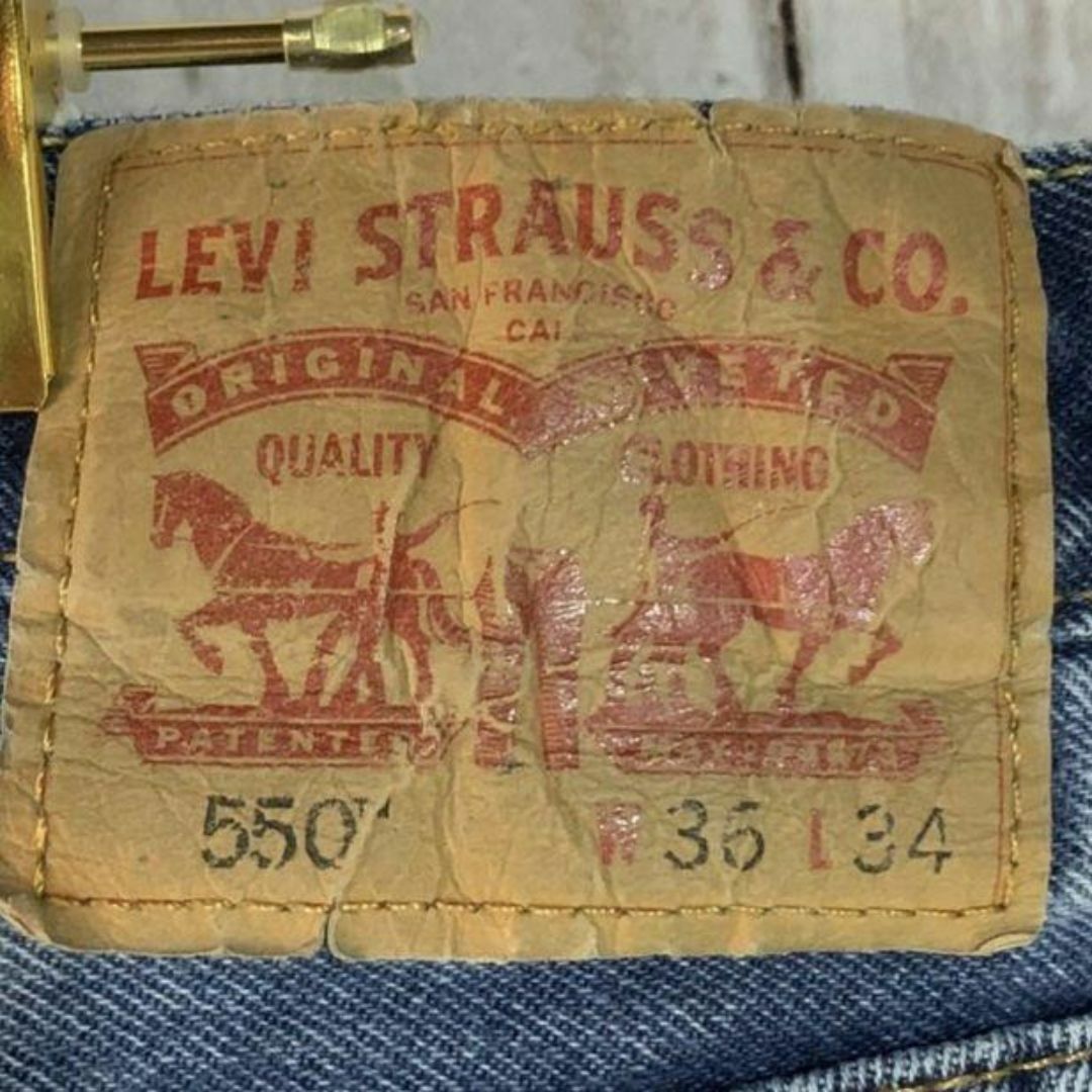 Levi's(リーバイス)のUS古着リーバイス550バギーワイドデニムパンツジーンズW36L34（87） メンズのパンツ(デニム/ジーンズ)の商品写真