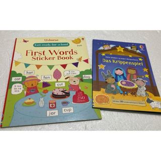 usborne  シール　ブック　本　英語　おまけ　洋書(洋書)