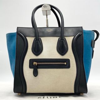 【高級】CELINE セリーヌ  ラゲージ トートバッグ バイカラー