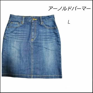 Arnold Palmer - 【美品】ArnoldPalmer デニムスカート Lサイズ