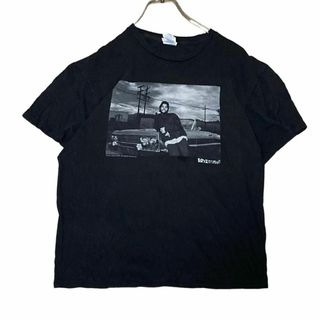 ICE CUBE ヒップホップ バンド半袖Tシャツ ラッパー US古着 m43(Tシャツ/カットソー(半袖/袖なし))