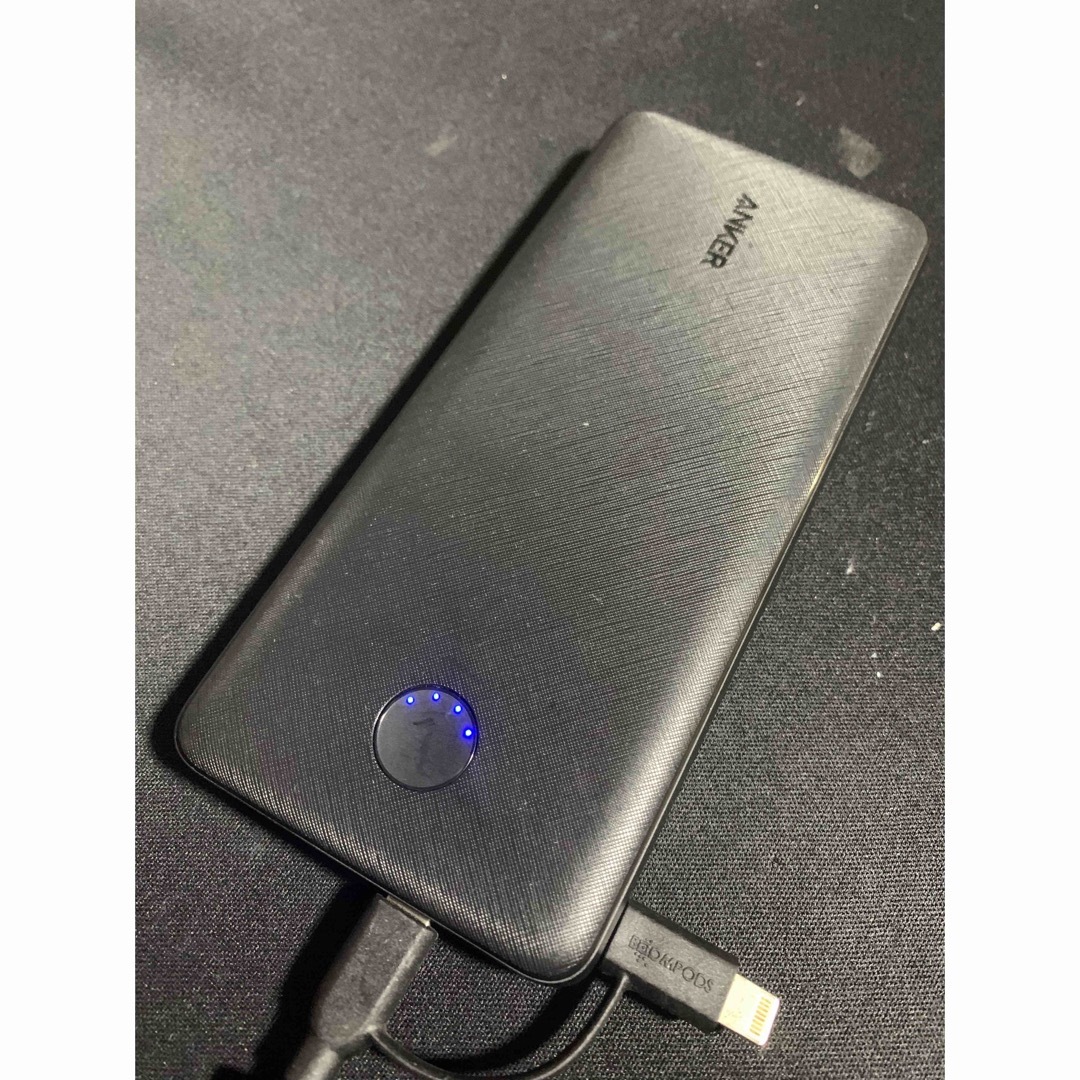 Anker(アンカー)のAnker PowerCore Slim 10000 モバイルバッテリー スマホ/家電/カメラのスマートフォン/携帯電話(バッテリー/充電器)の商品写真